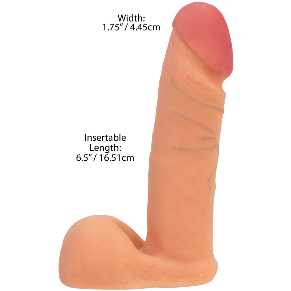 Фаллоимитатор реалистичный киберкожа The Realistic Cock - ULTRASKYN - 6, 17.3 см фото №5 — секс игрушки: Украина, NO TABOO