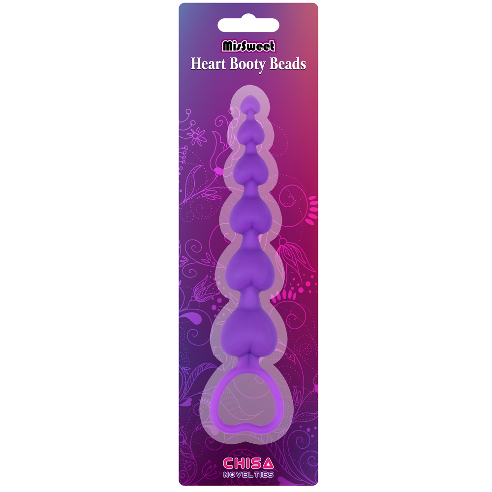 Анальный стимулятор Chisa Heart Booty Beads, сердечки, 19 см фото №2 — секс игрушки: Украина, NO TABOO
