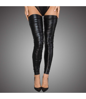 Панчохи без носка F207 Noir Handmade S - No Taboo