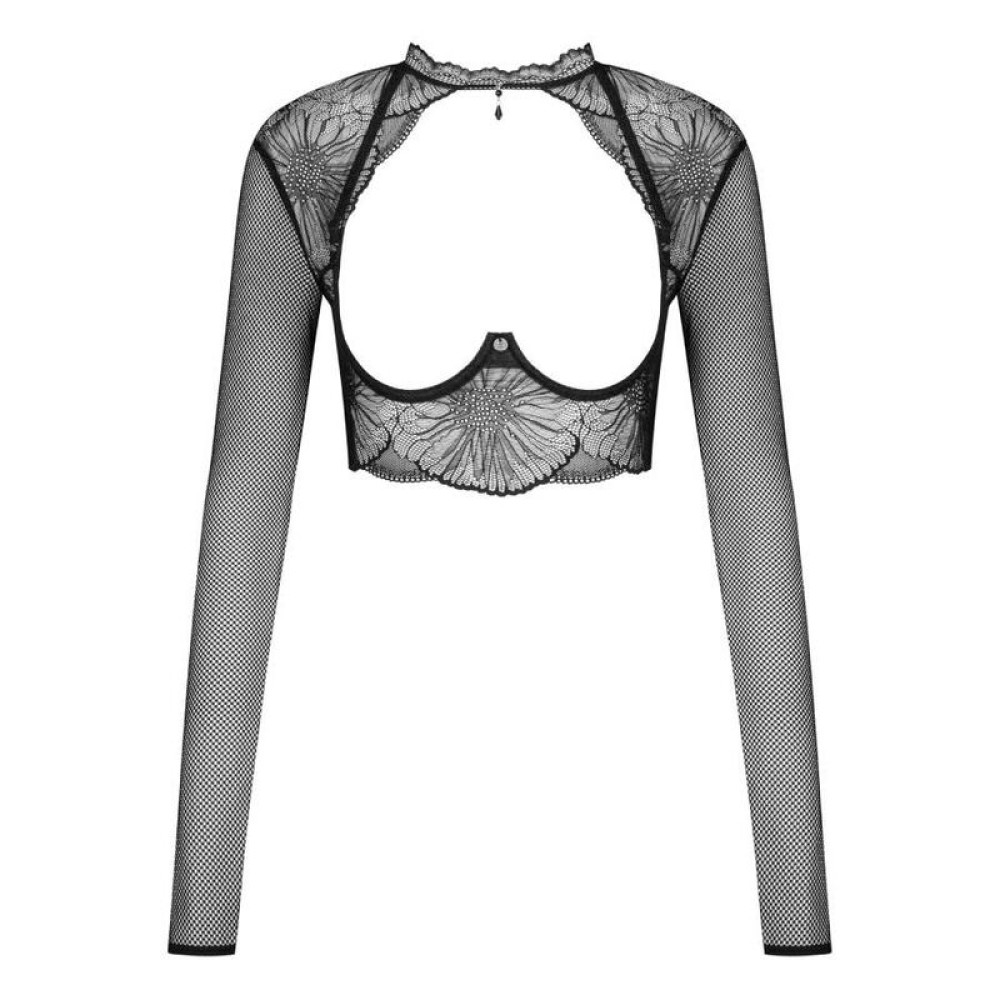 Топ эротический Obsessive Mibelia Top, XS/S, с открытой грудью, фото №5 — секс шоп Украина, NO TABOO