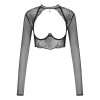 Топ эротический Obsessive Mibelia Top, XS/S, с открытой грудью, фото №5 — секс шоп Украина, NO TABOO