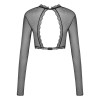 Топ эротический Obsessive Mibelia Top, XS/S, с открытой грудью, фото №6 — секс шоп Украина, NO TABOO