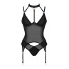 Корсет эротический Obsessive Brasica Corset, черный, размер XS/S, фото №5 — секс шоп Украина, NO TABOO