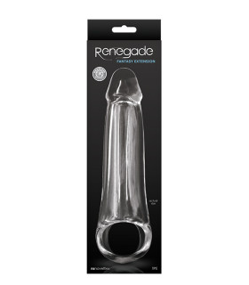 Насадка на пенис удлиняющая Renegade Fantasy Extension Lg Clear, 23.3 см х 6 см - No Taboo