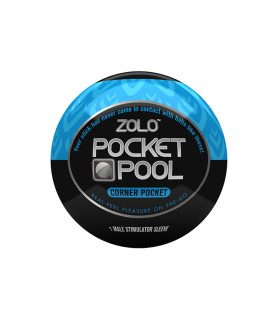Мастурбатор нереалистичный ZOLO, синий, 6 см - No Taboo