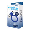 Эрекционное кольцо с вибрацией Zolo Rechargeable Vibrating Cock Ring, синее фото №2 — секс игрушки: Украина, NO TABOO