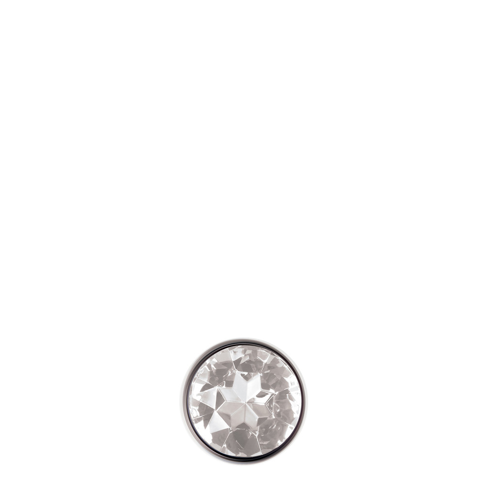 Анальная пробка с камнем A&E Clear Gem Anal Plug Small, 7.1 см х 2.7 см фото №3 — секс игрушки: Украина, NO TABOO