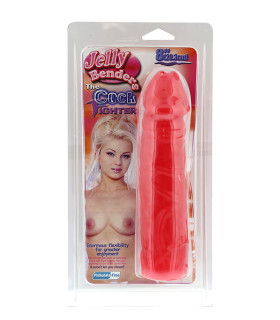 Фаллоимитатор реалистичный Jelly Benders The Cock Fighter 8 Pink 20.2 см х 4.5 см - No Taboo