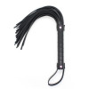 Флоггер черный с розовым сердцем Flogger black with pink heart, фото №1 — секс шоп Украина, NO TABOO