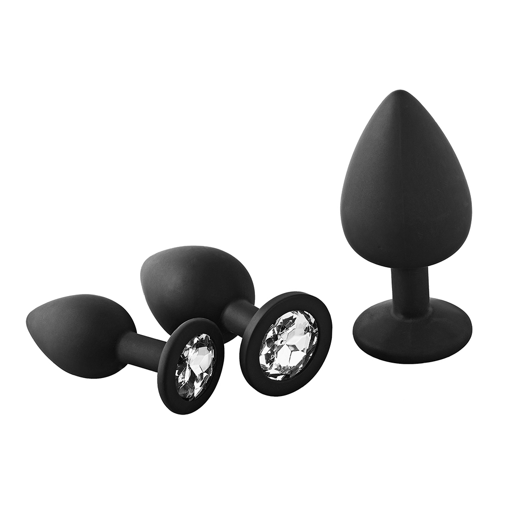 Набор анальных пробок со стразами Dream Toys Fantasstic, 3 шт фото №0 — секс игрушки: Украина, NO TABOO