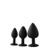 Набор анальных пробок со стразами Dream Toys Fantasstic, 3 шт фото №3 — секс игрушки: Украина, NO TABOO