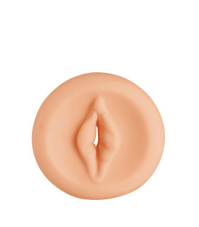 Насадка на помпу Dreamtoys Ramrod в виде вагины, бежевая, 7.5 см - No Taboo