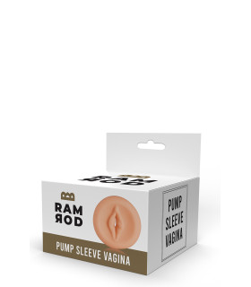 Насадка на помпу Dreamtoys Ramrod в виде вагины, бежевая, 7.5 см - No Taboo