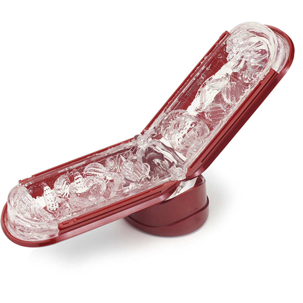 Мастурбатор со станцией для нагрева FLIP 0(ZERO) RED & WARMER SET фото №7 — секс игрушки: Украина, NO TABOO