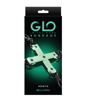 Крестовина светящаяся в темноте NS Novelties GLO BONDAGE HOG TIE - No Taboo