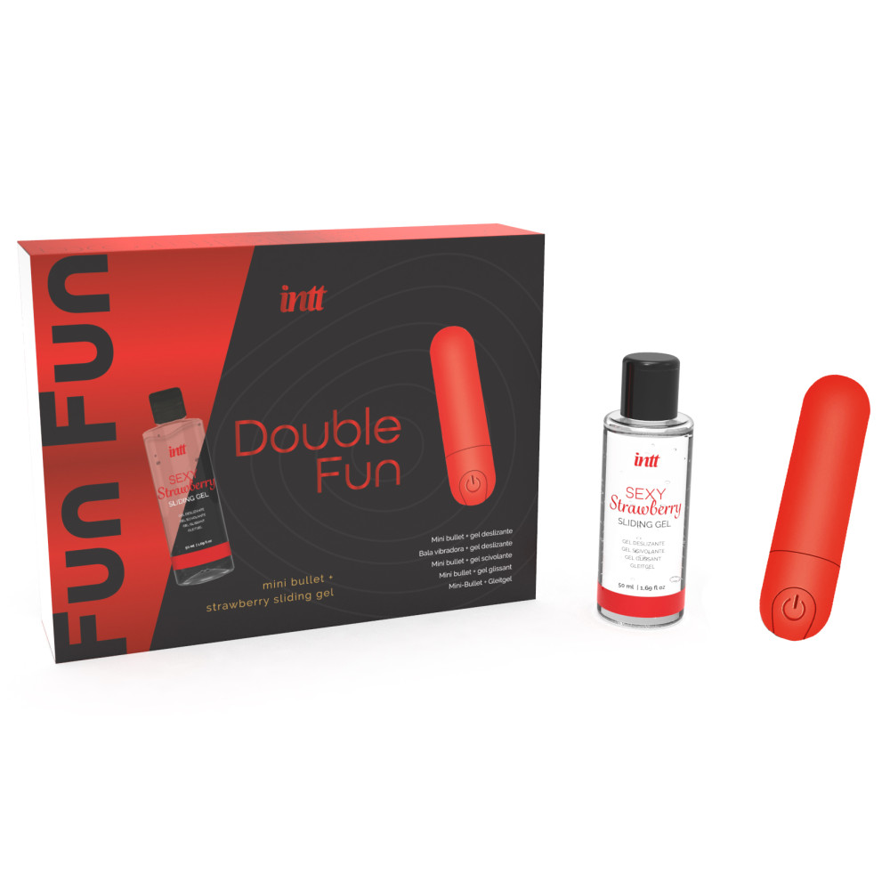 Набор для прелюдий INTT DOUBLE FUN, вибропуля и лубрикант фото №0 — секс игрушки: Украина, NO TABOO