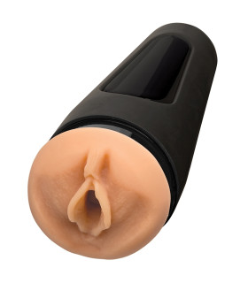 Мастурбатор в колбе киберкожа DOC JOHNSON Squeeze Sasha Grey Pussy - No Taboo