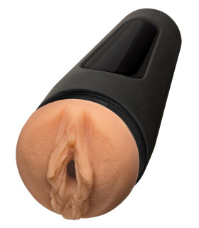 Мастурбатор в колбе киберкожа DOC JOHNSON Belladonna Pussy - No Taboo