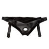 Трусики для страпона Universal Love Rider Platinum Harness, кожзам, черные фото №3 — секс игрушки: Украина, NO TABOO
