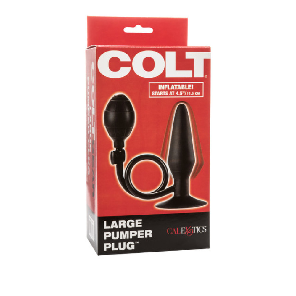Анальная пробка с накачкой COLT Large Pumper Plug, 11.5 см х 3.7 см фото №8 — секс игрушки: Украина, NO TABOO