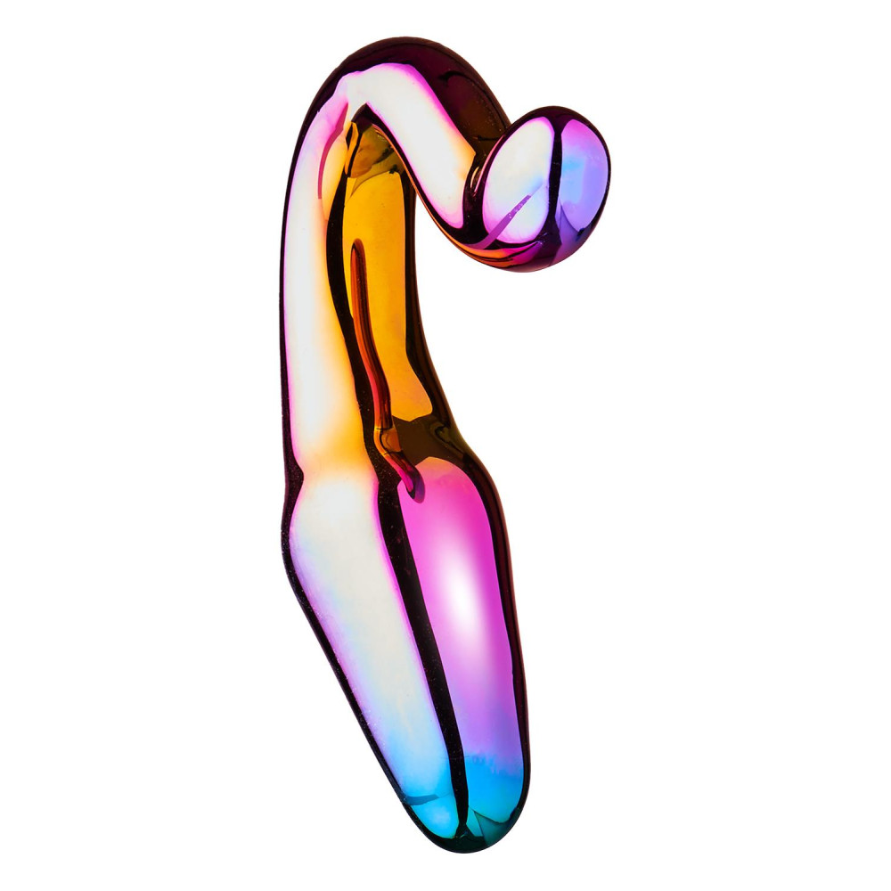 Анальный плаг Dream Toys Glamour Glass боросиликтного стекла, 10.5 см х 2.9 см фото №3 — секс игрушки: Украина, NO TABOO