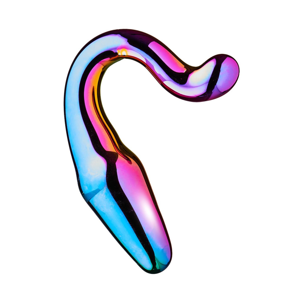 Анальный плаг Dream Toys Glamour Glass боросиликтного стекла, 10.5 см х 2.9 см фото №4 — секс игрушки: Украина, NO TABOO