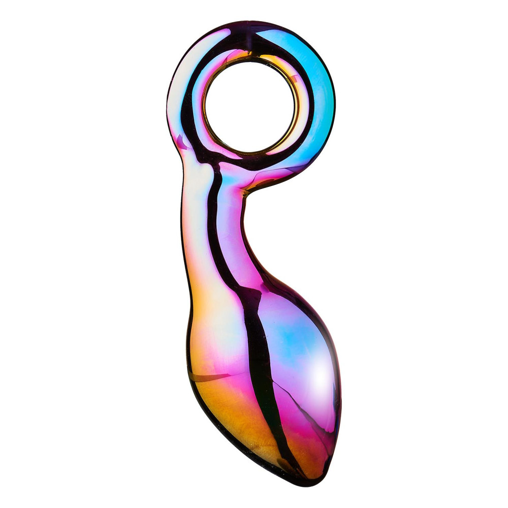 Анальный плаг из боросиликатного стекла GLAMOUR GLASS CHUNKY RING PLUG фото №0 — секс игрушки: Украина, NO TABOO