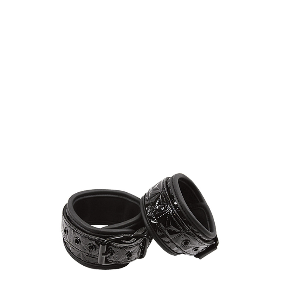 Поножи NS Novelties SINFUL BLACK ANKLE CUFFS, черные, фото №0 — секс шоп Украина, NO TABOO