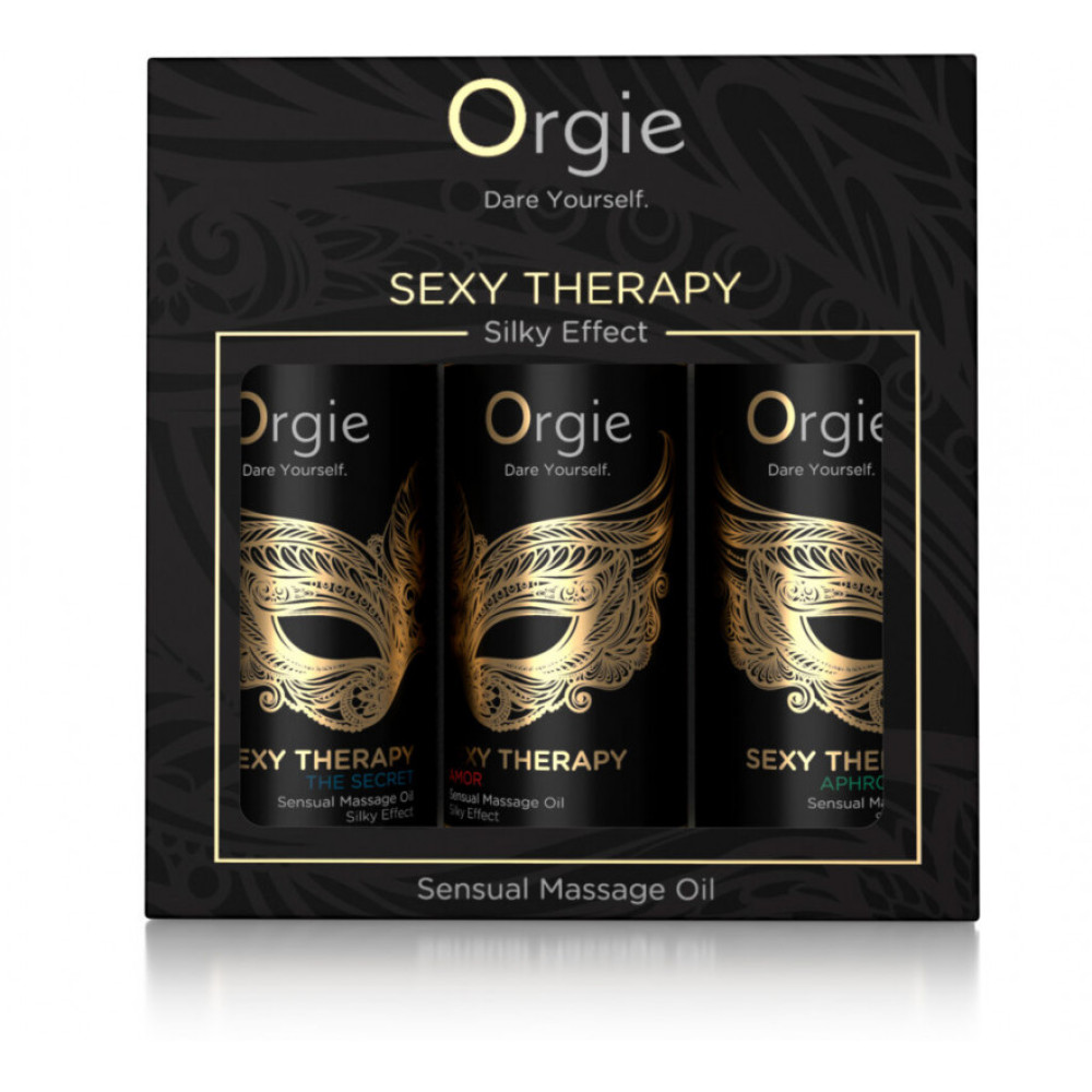 Набор мини массажных масел Sexy Therapy Orgie, 3 шт х 30 мл, фото №0 — секс шоп Украина, NO TABOO