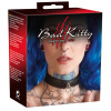 Чокер с кольцом Bad Kitty Bondage Collar, черный, фото №2 — секс шоп Украина, NO TABOO