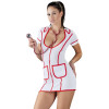 Платье медсестры сексуальное Cottelli Colection Nurse Dress, S, белое, фото №3 — секс шоп Украина, NO TABOO