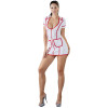 Платье медсестры сексуальное Cottelli Colection Nurse Dress, S, белое, фото №5 — секс шоп Украина, NO TABOO