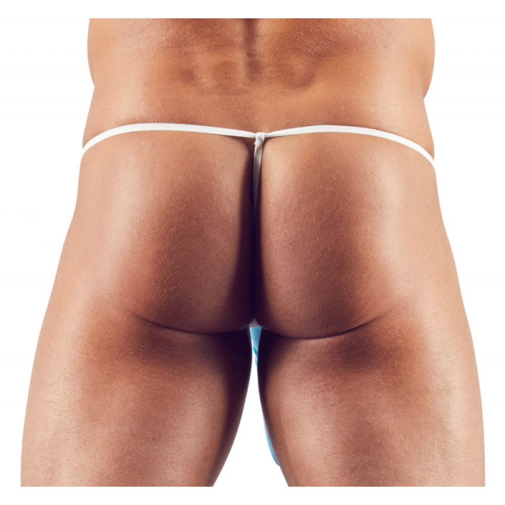Стринги слоник Svenjoyment Men's String Elephant, голубые, S-L, фото №2 — секс шоп Украина, NO TABOO