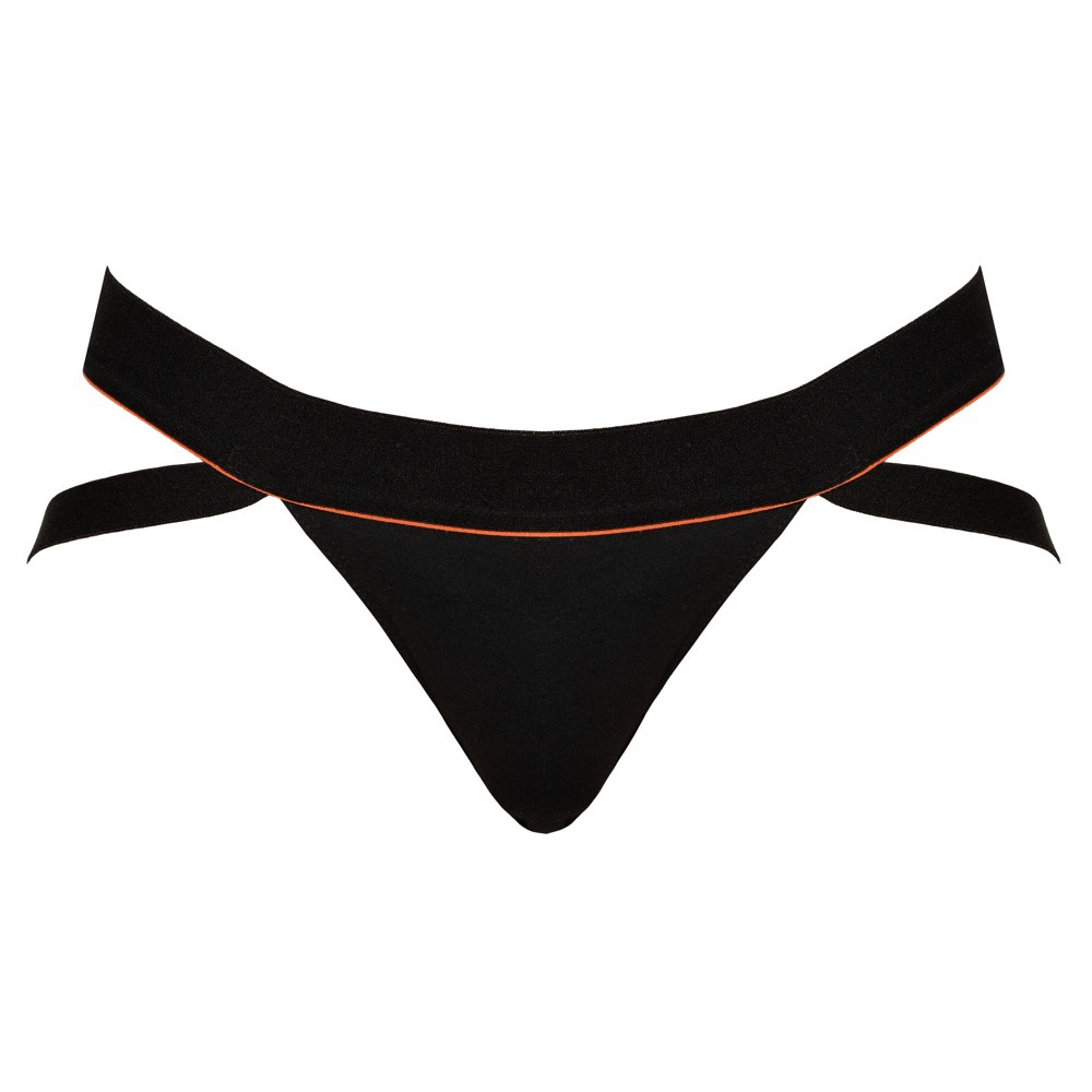 Джоки сексуальные Svenjoyment Organic Cotton (органический хлопок) Jockstrap, L, черные, фото №4 — секс шоп Украина, NO TABOO