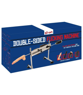 Секс-машина двухсторонняя The Banger Double Side Fuck Machine, 3 насадки - No Taboo
