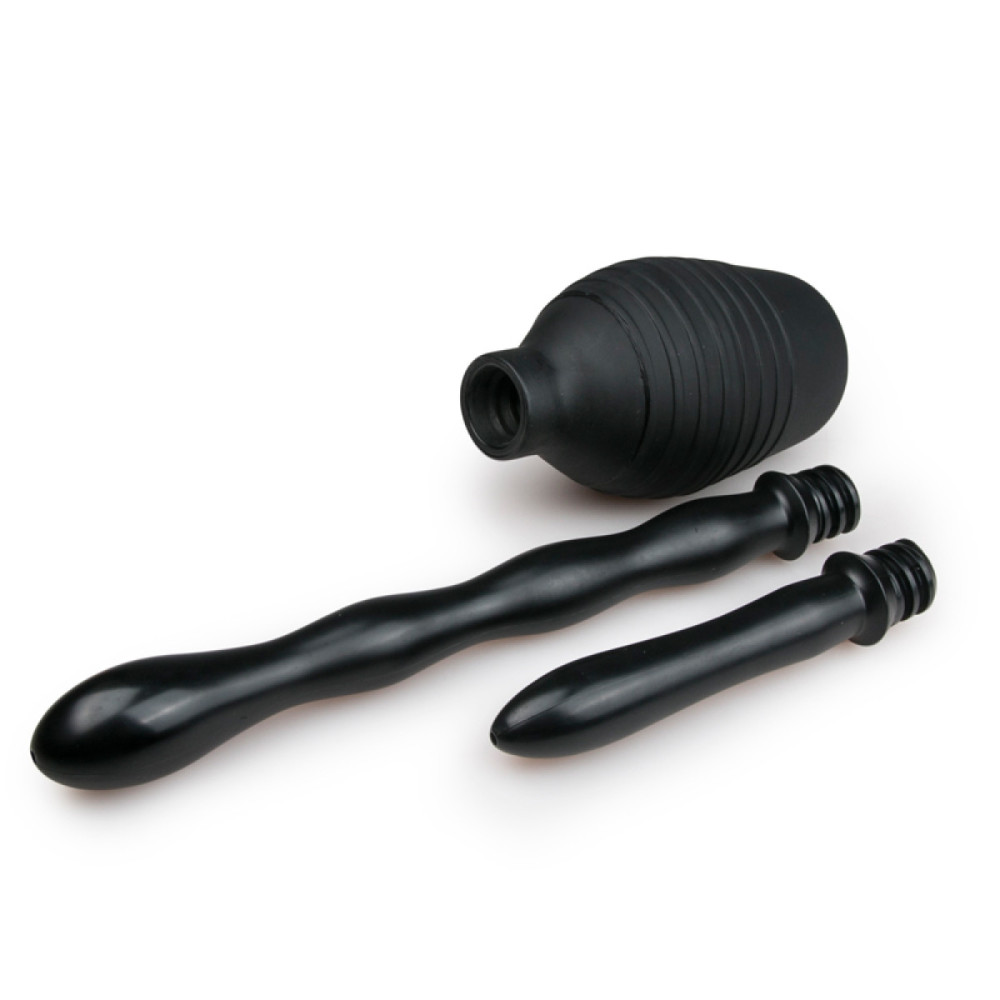 Анальный душ You2Toys Shower Me, 2 насадки, черный, 300 мл фото №6 — секс игрушки: Украина, NO TABOO
