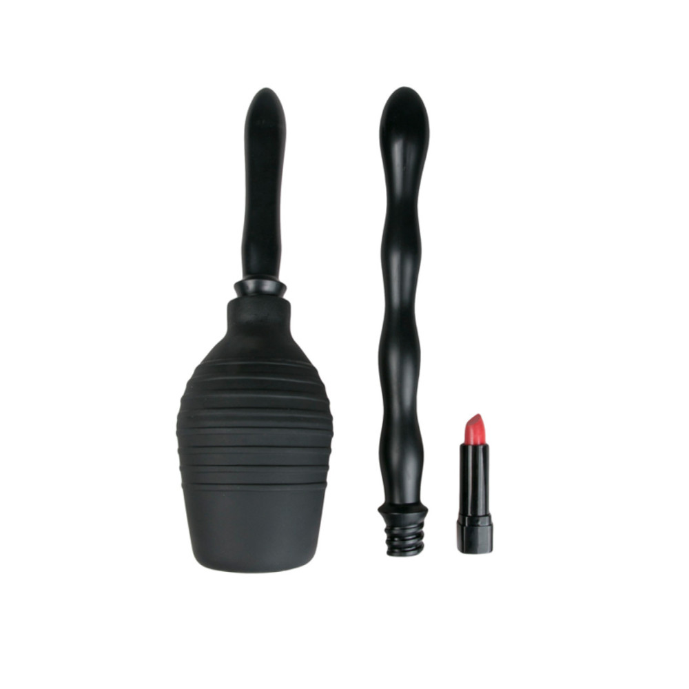 Анальный душ You2Toys Shower Me, 2 насадки, черный, 300 мл фото №7 — секс игрушки: Украина, NO TABOO