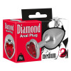 Анальная пробка с красным камнем-сердце You2Toys Diamond Butt Plug medium, 8.2 см х 3.4 см фото №2 — секс игрушки: Украина, NO TABOO