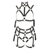 Бондажный комплект Bad Kitty Bondage Set, L/XL, черный, фото №6 — секс шоп Украина, NO TABOO