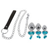 Набор анальных пробок с камнями и поводком You2Toys Butt Plug Set фото №1 — секс игрушки: Украина, NO TABOO