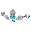 Набор анальных пробок с камнями и поводком You2Toys Butt Plug Set фото №6 — секс игрушки: Украина, NO TABOO