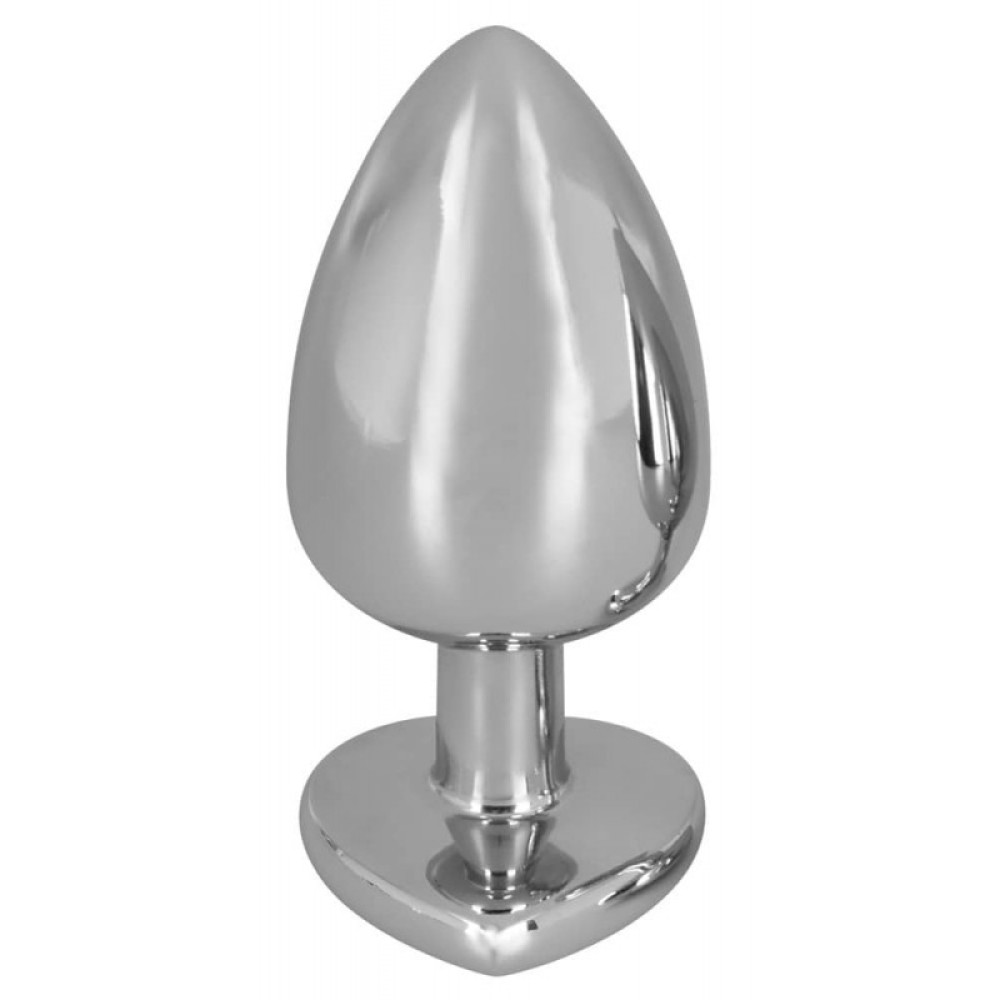 Анальная пробка с красным камнем-сердце You2Toys Diamond Butt Plug large, 9.4 см х 4.1 см фото №3 — секс игрушки: Украина, NO TABOO