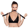 Наручники из бондажной веревки Bad Kitty Handcuffs 1, черные, фото №2 — секс шоп Украина, NO TABOO