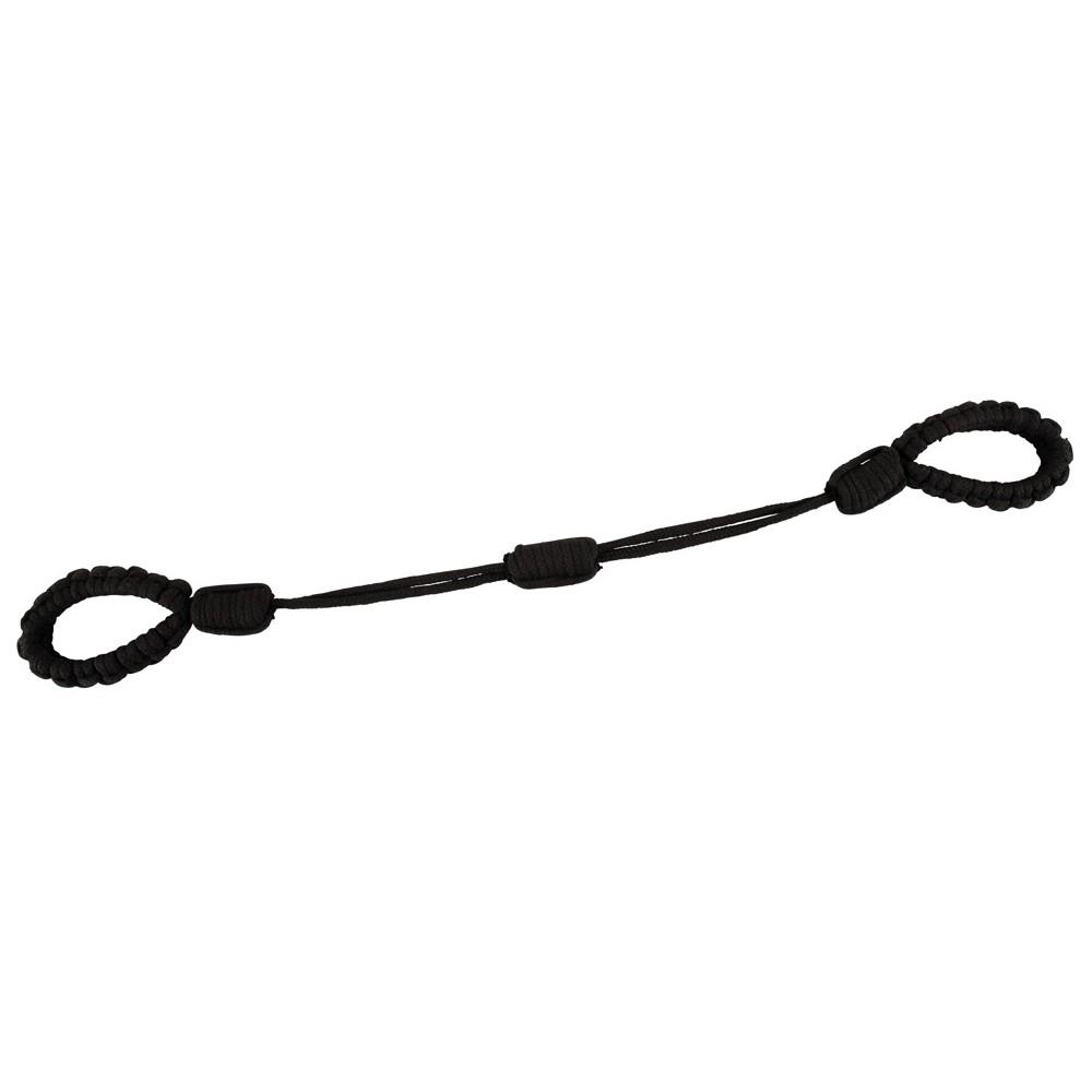 Наручники из бондажной веревки Bad Kitty Handcuffs 1, черные, фото №4 — секс шоп Украина, NO TABOO