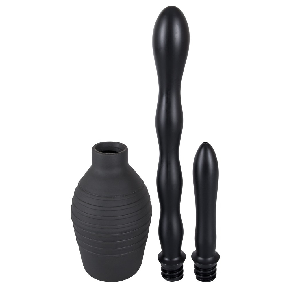 Анальный душ You2Toys Shower Me, 2 насадки, черный, 300 мл фото №2 — секс игрушки: Украина, NO TABOO