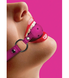 Кляп с отверстиями Ouch! Ball Gag, розовый - No Taboo