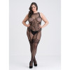 Комбинезон с узором боди Plus Size Queen, Fifty Shades of Grey Captivate размер 52-56, черный, фото №1 — секс шоп Украина, NO TABOO