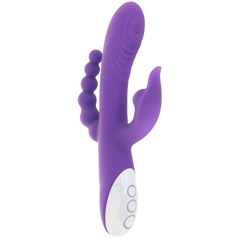 Вибратор для тройной стимуляции Evolved Lick Me Triple Stim Vibe, фиолетовый фото №0 — секс игрушки: Украина, NO TABOO