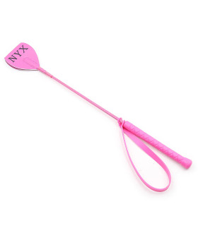 Стек Fetish Whip NYX розовый, 63 см - No Taboo