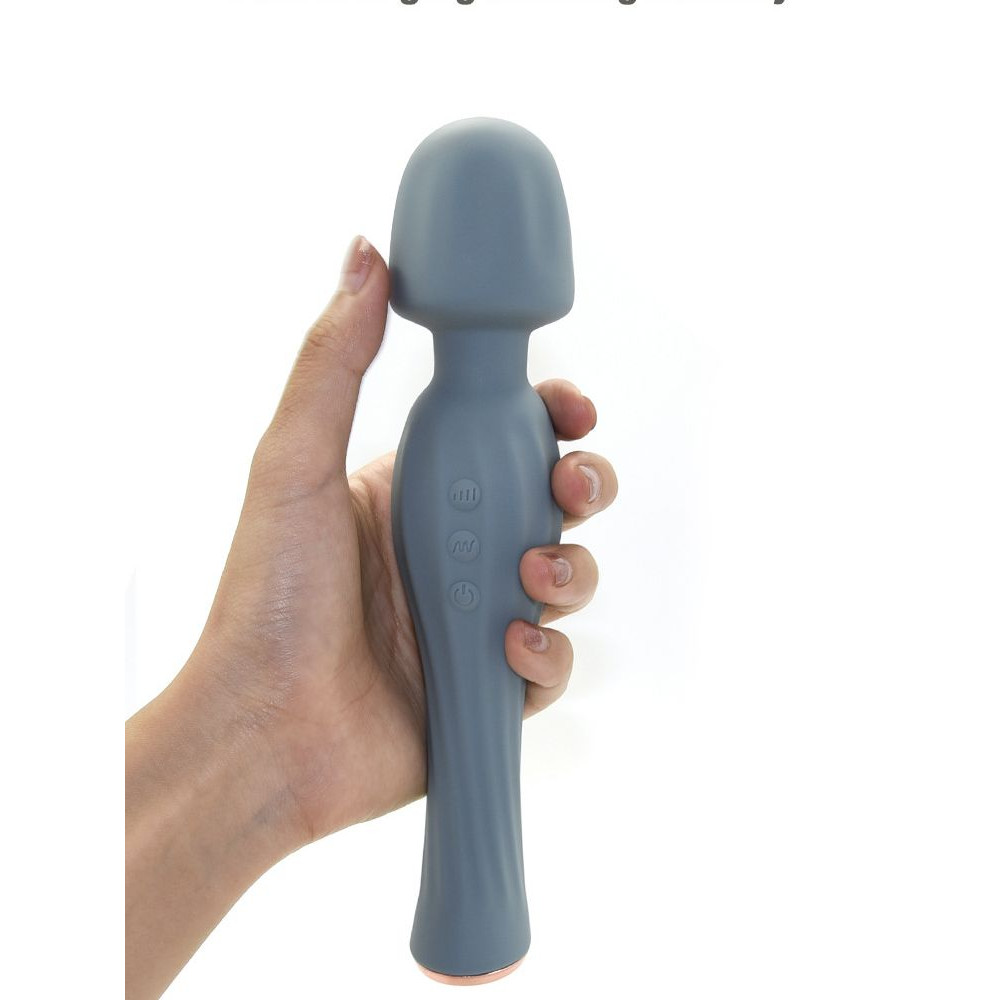 Вибратор-микрофон Sweet Em Spiral Wand голубой, 20,8 х 4,4 см фото №2 — секс игрушки: Украина, NO TABOO